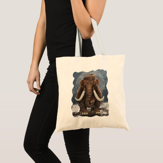 Tote Bag Cute Mastodon (Devant (produit))