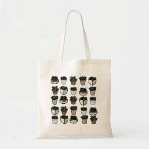 Tote Bag Cute mini motif succulent