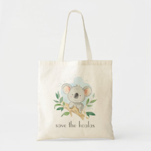 Tote Bag Cute Moderne Sauvez Les Koalas  Australie