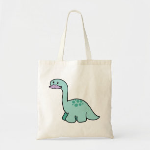 Tote Bag Cute Moustache Dinosaur