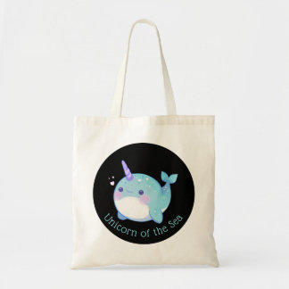 Tote Bag Cute Narwhal Unicorne de la mer