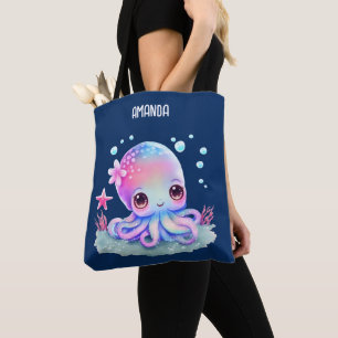 Tote Bag Cute Octopus Sea Creator