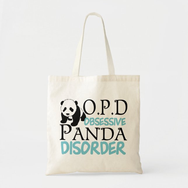 Tote Bag Cute ours Panda (Devant)