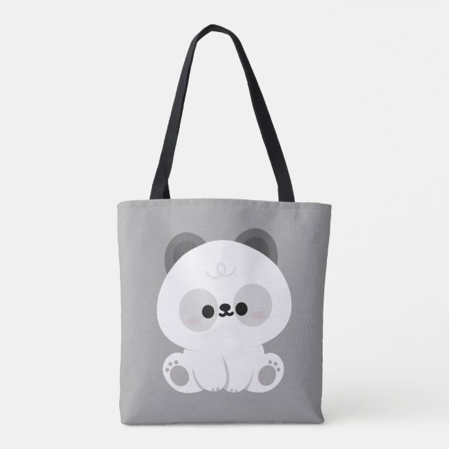 Tote Bag Cute Panda (Dos)