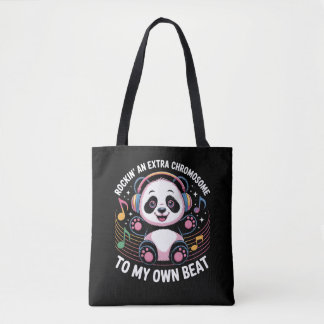 Tote Bag Cute Panda Funny Quotes