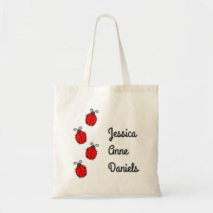 Tote Bag Cute personnalisable ladybug fourre-tout