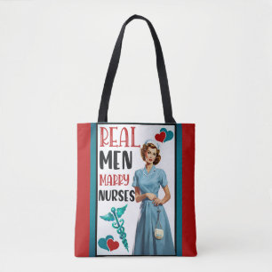 Tote Bag Cute Pinup_ Véritables Hommes Épouses Épouses