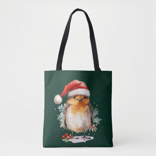 Tote Bag Cute Robin (Devant)