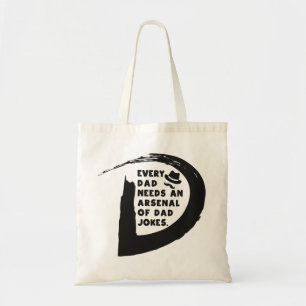 Tote Bag Cute Text Chaque papa a besoin d'un arsenal de bla
