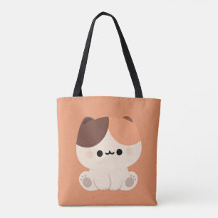 Tote Bag Cute Tortie Chat
