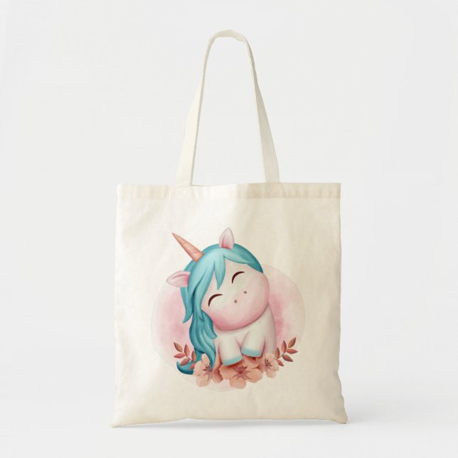 Tote Bag Cute Unicorn (Devant)