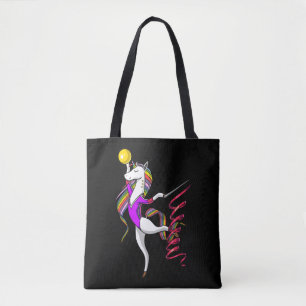 Tote Bag Cute Unicorn Gymnastique Magique Gymnaste