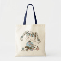 Cute Whimsical Tricot Girly Crafts Personnalisé