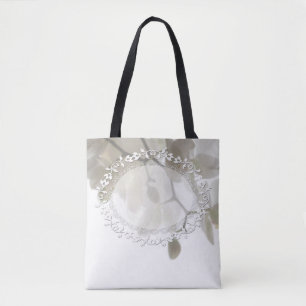 Tote Bag Cute white orchids