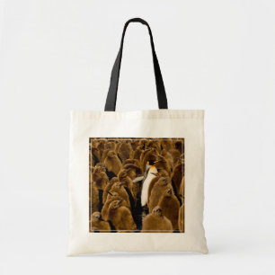 Tote Bag Cutest Baby Animals   Penguin Among Youngsters