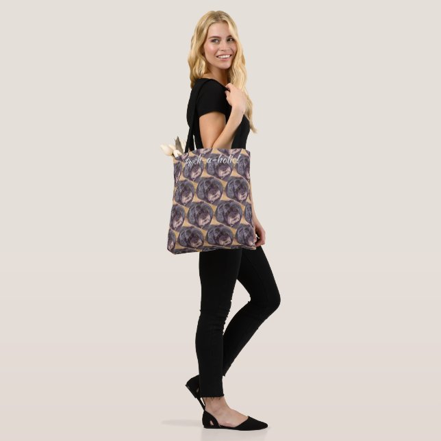 TOTE BAG CUTIE NOIR COCK-A-POO MIX (Sur le modèle)