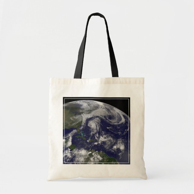 Tote Bag Cyclones Tropicaux Katia, Lee, Maria Et Nate. (Devant)