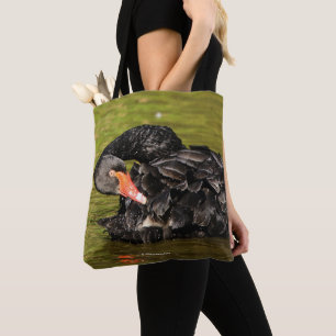 Tote Bag Cygne noir dans l'étang