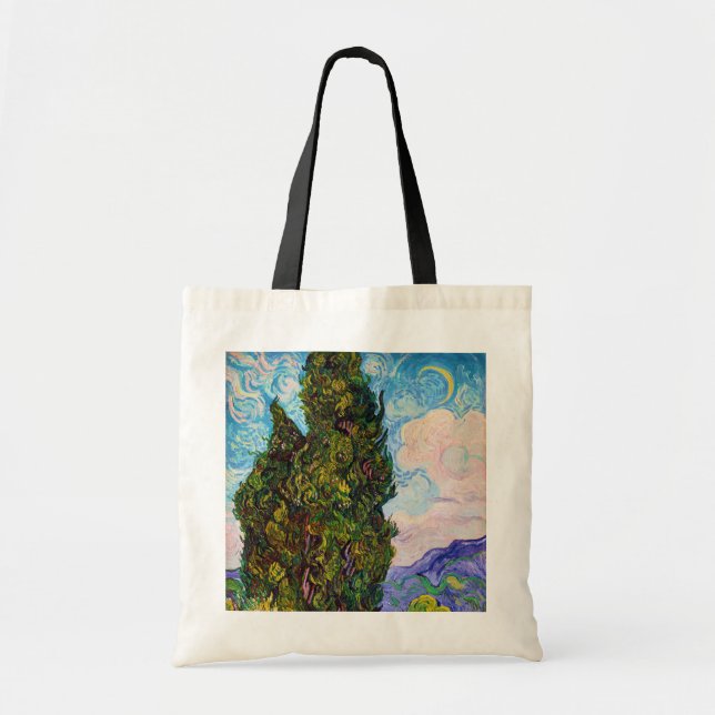 Tote Bag Cyprès, Van Gogh (Devant)