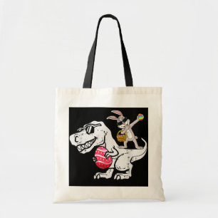 Tote Bag Dabbing Rabbit Jour de Pâques Dinosaur Dino Eggs G