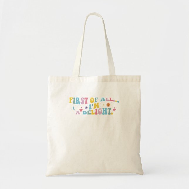 Tote Bag D'Abord Un Humour Sarcastique (Devant)