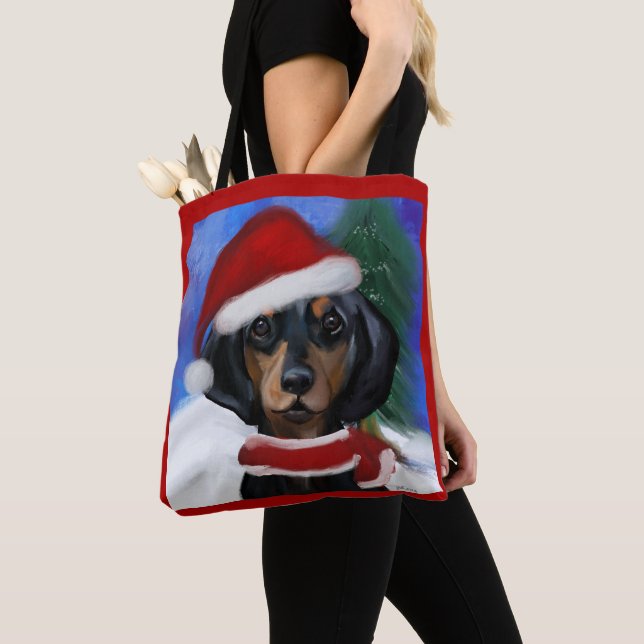 Tote Bag Dachshund (De près)