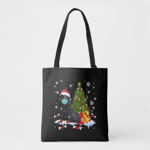 Tote Bag Dachshund Arbre de Noël Drôle chien
