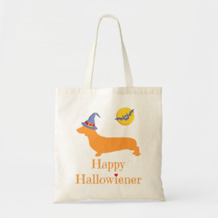 Tote Bag Dachshund Halloween cadeau Drôle Wiener Chien