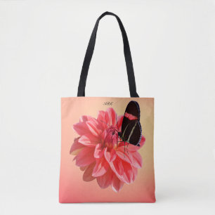 Tote Bag Dahlia de "nénuphar" avec l'épaule Fourre-tout d