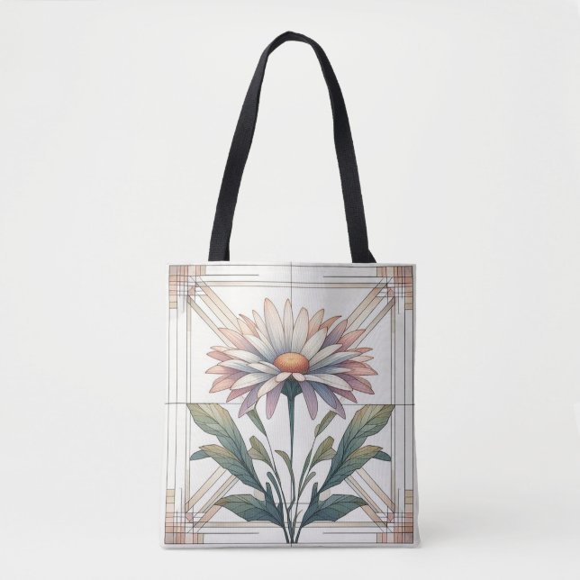 Tote Bag Daisy Art Déco (Devant)