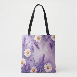 Tote Bag Daisy Dreams & Lavender Fields Fourre-tout