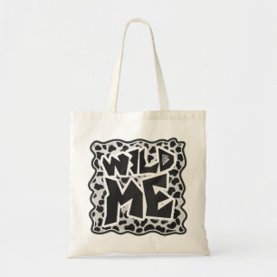 Tote Bag Dalmatie noir et blanc avec moi sauvage