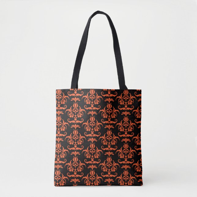 Tote Bag Damassé d'Halloween (Devant)