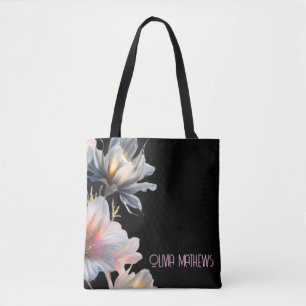 Tote Bag Dames Elegant rose Floral et élégant Cute