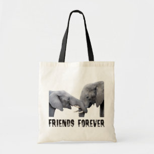 Tote Bag D'amis étreindre d'éléphants pour