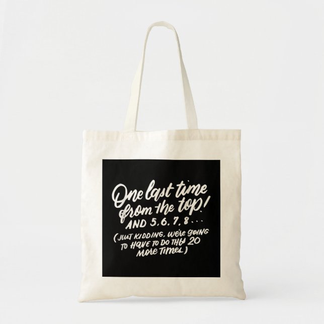 Tote Bag Dance Sayings, Citations de danseuses, Drôle Ensei (Devant)