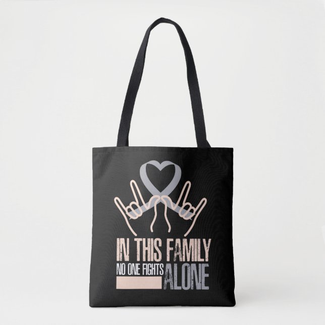 Tote Bag Dans cette famille, personne ne combat la sensibil (Devant)
