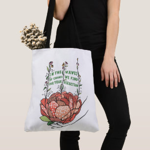 Tote Bag Dans la vague de changement nous trouvons notre vé