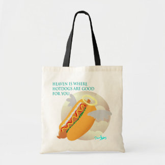 Tote Bag Dans le ciel, les hot dogs sont bons pour vous