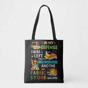 Tote Bag Dans Ma Défense, J'Ai Été Laissé Sans Surveill