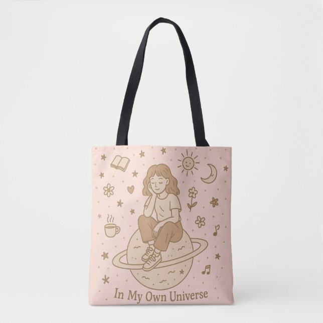 Tote Bag Dans Mon Univers (Devant)