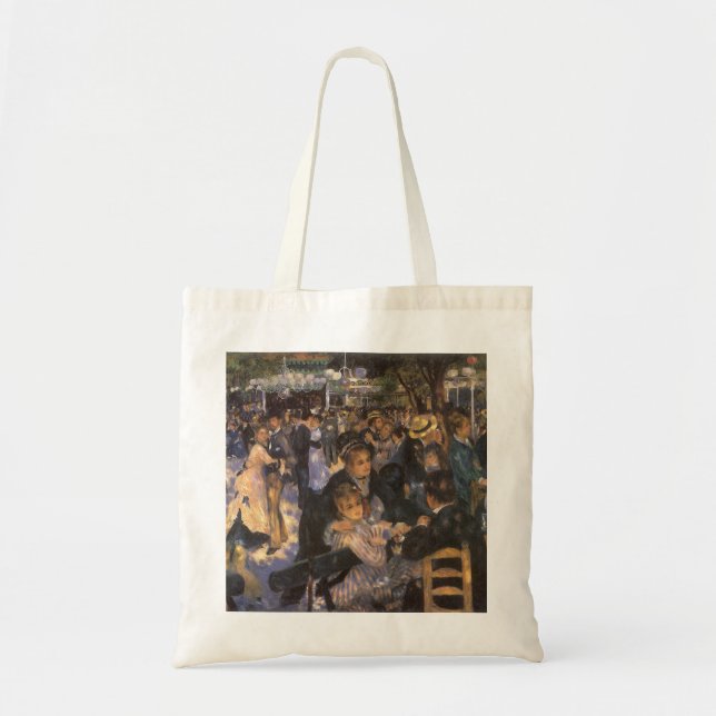 Tote Bag Danse au Moulin de la Galette par Pierre Renoir (Devant)