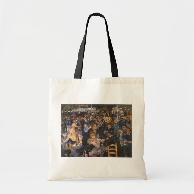 Tote Bag Danse au Moulin de la Galette par Pierre Renoir (Devant)