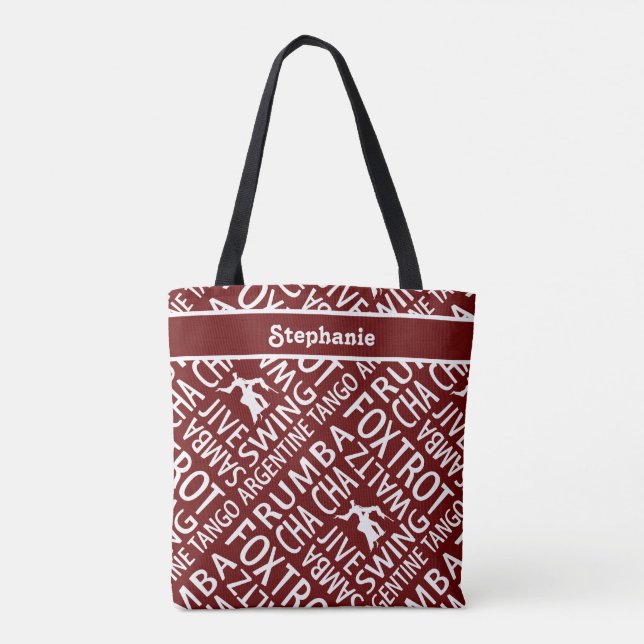 Tote Bag Danse de bal de Bourgogne personnalisée (Dos)
