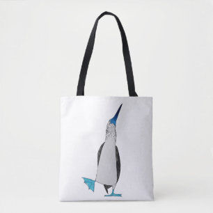 Tote Bag Danse de l'idiot aux pieds bleu Fourre-tout