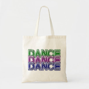 Tote Bag Danse petit Fourre-tout au néon de danse de danse