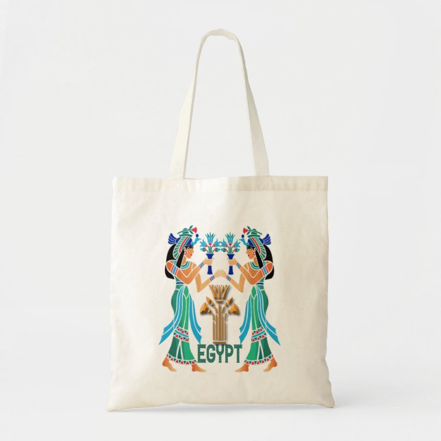 Tote Bag Danse pharaonique égyptienne célébrant le Nouvel A (Devant)