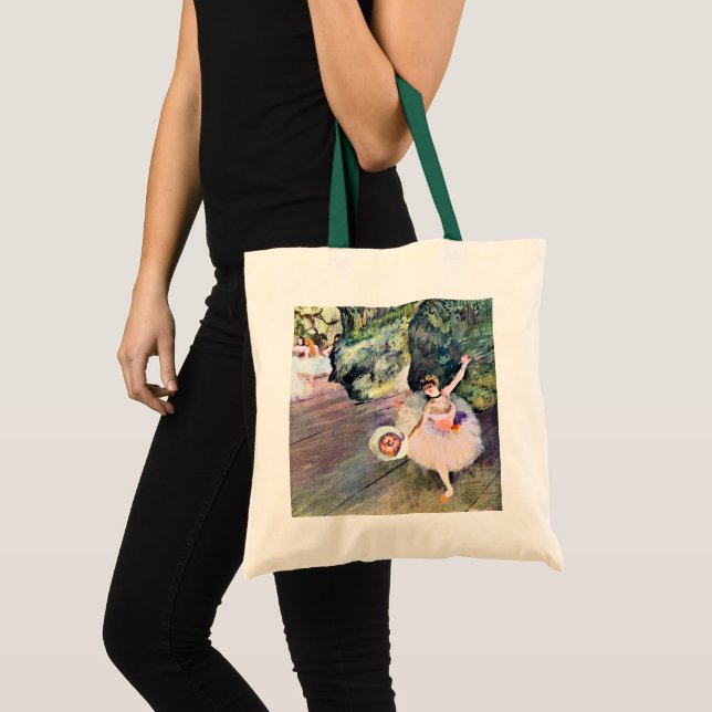 Tote Bag Danseur avec un bouquet de fleurs d'Edgar Degas (Devant (produit))