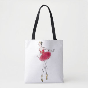 Tote Bag Danseur de ballet de craquelette