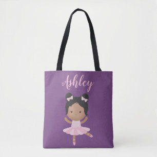Tote Bag Danseur de tutu de rose de ballet de ballerine